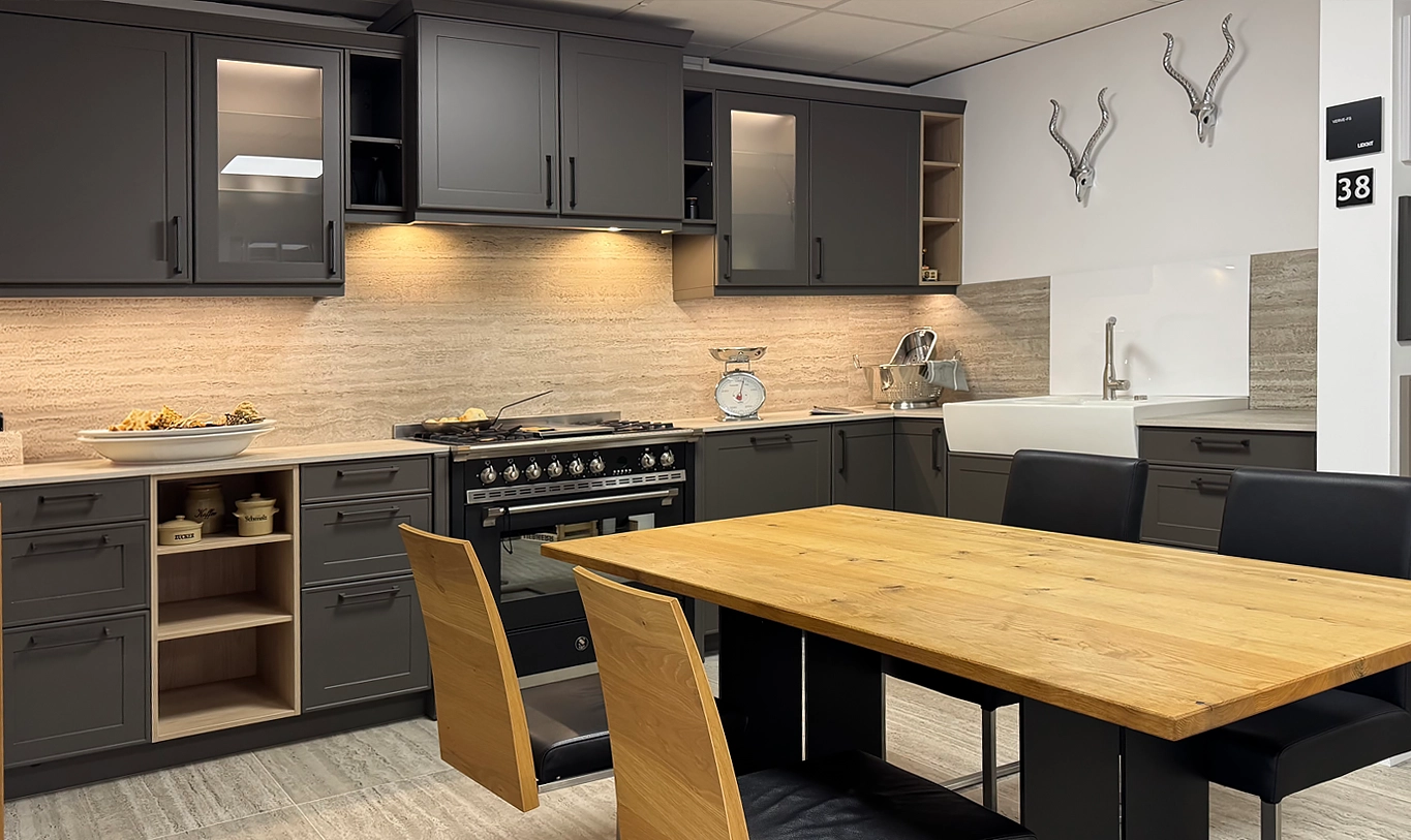 Leicht Verve-VS mohair - Stauraum bei Die Küche Anders in Idstein