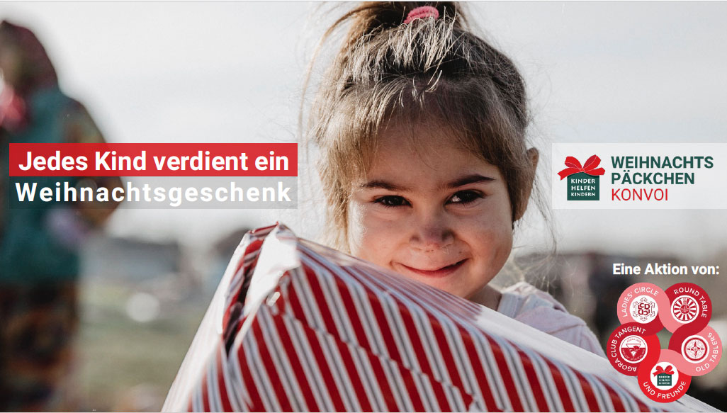 Weihnachtspäckchen Konvoi 2024 wird unterstützt von Die Küche Anders in Idstein